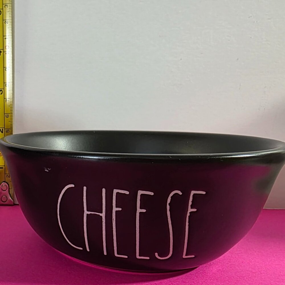 2PC SET Rae Dunn Artisan Collection Black Sauce and Cheese Bowl 181 - Picture 3 of 6